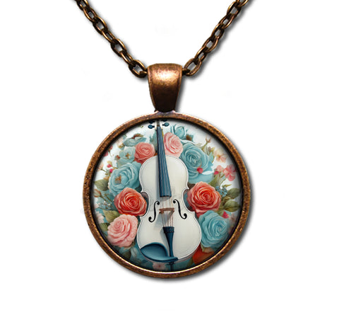 Shabby Chic White Cello