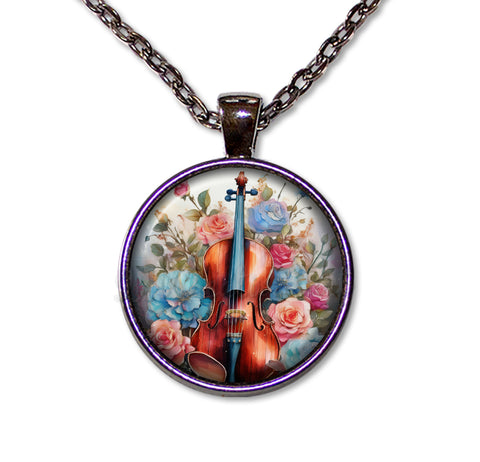 Colorful Shabby Chic Cello