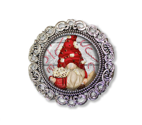 Holiday Gnome with Hot Cocoa