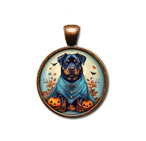 Halloween Rottweiler Dog in Costume