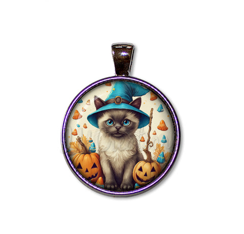 Halloween Siamese Kitten in Costume