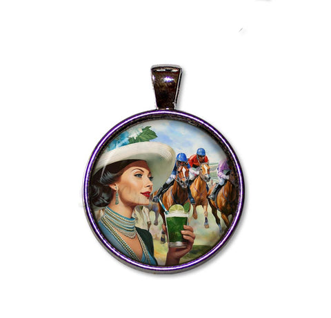 Vintage Style Horse Racing Mint Drink