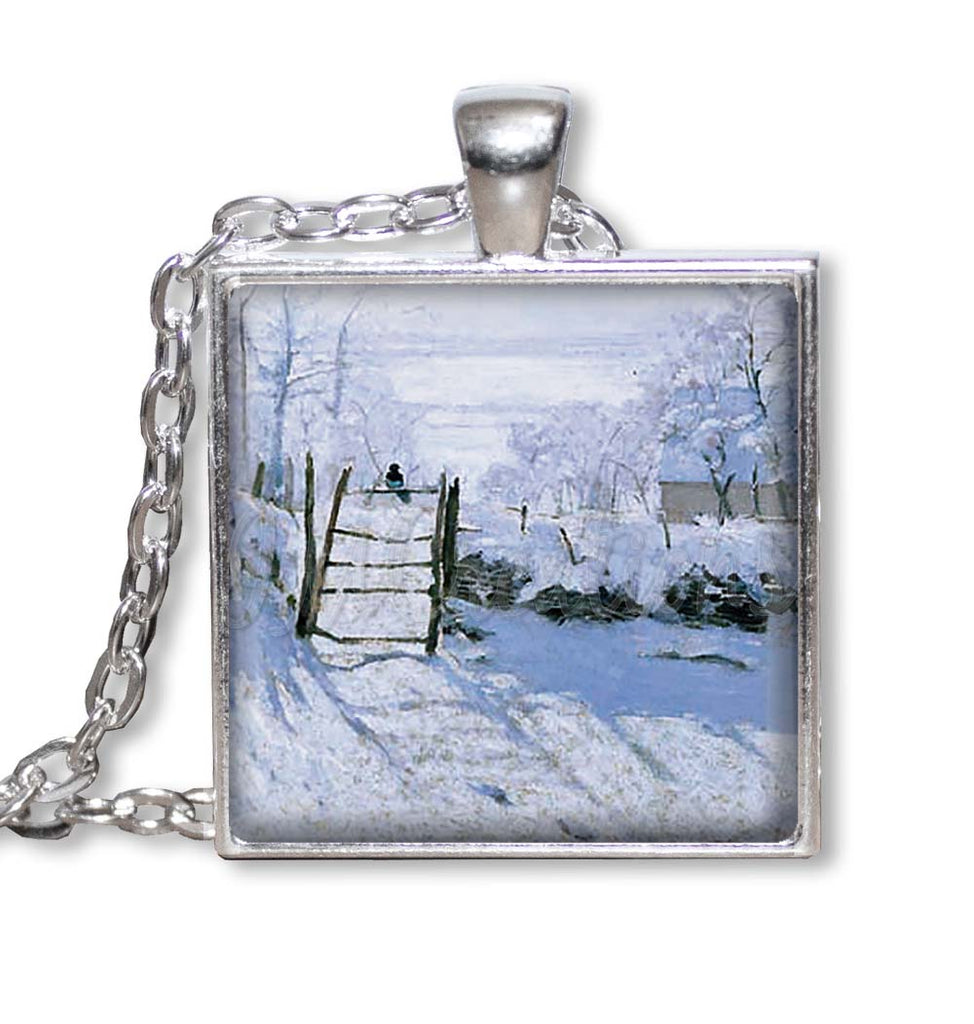 Claude Monet's Magpie (square)