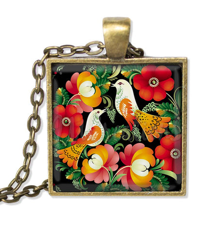 Russian Folk Art Birds