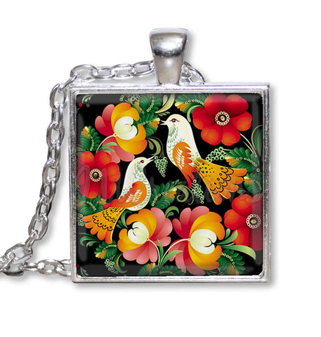 Russian Folk Art Birds