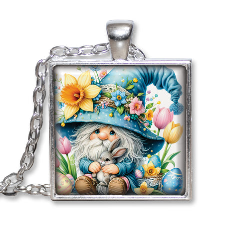 Cute Easter Gnome with Bunny