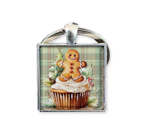 Gingerbread Man Cupcake