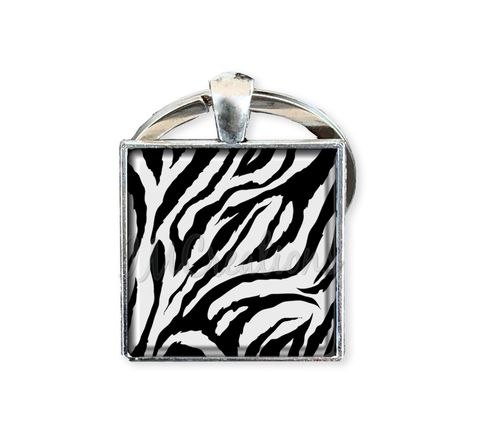 Zebra Animal Print Pattern (Square)