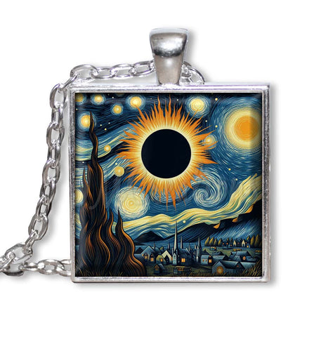 Starry Night Total Solar Eclipse