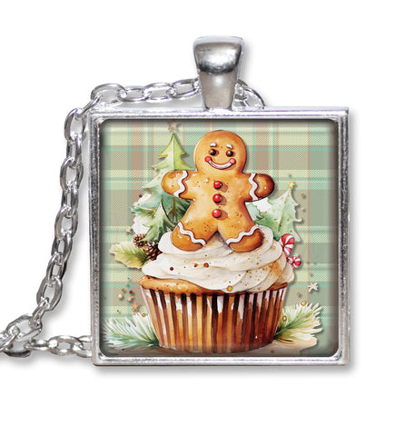 Gingerbread Man Cupcake