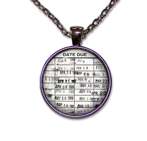 Vintage Library Card Due Date