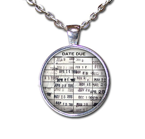 Vintage Library Card Due Date