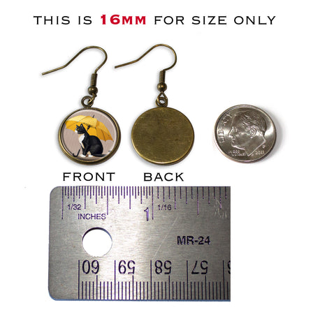 Tuxedo Cat in the Rain