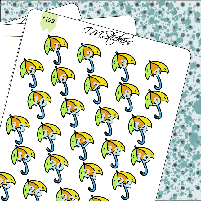 Date Covers Cute Umbrellas