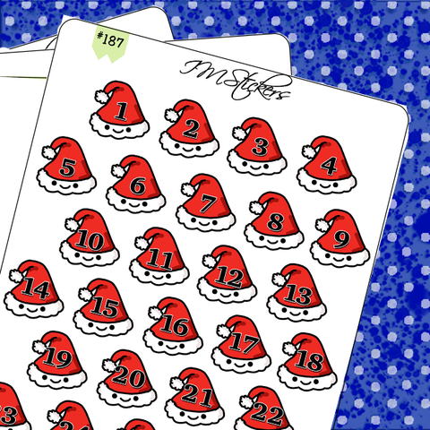 Date Covers Santa hat