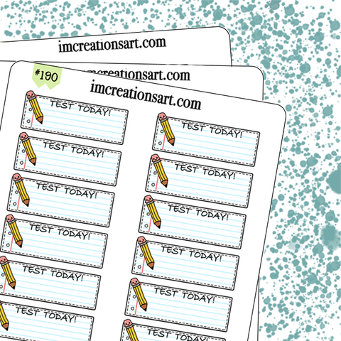 School Test Today Exam Subject Tracker