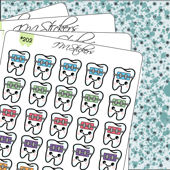Colored Braces Teeth Care