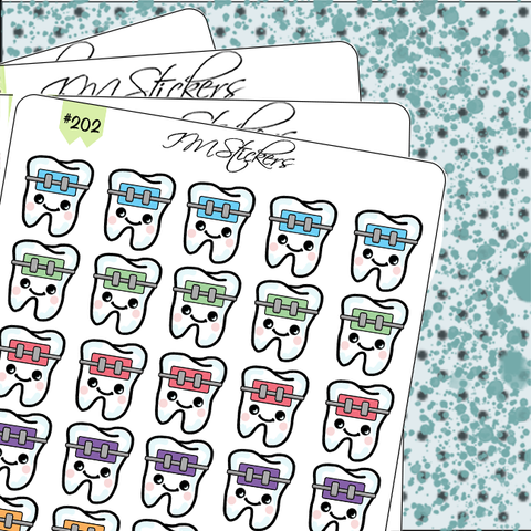 Colored Braces Teeth Care