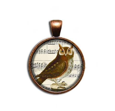 Musical Score Owl
