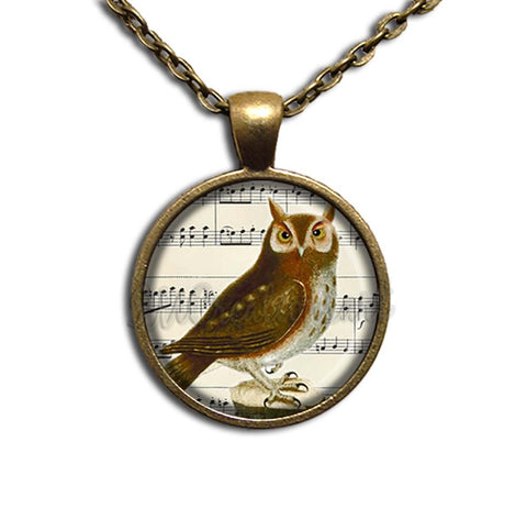Musical Score Owl