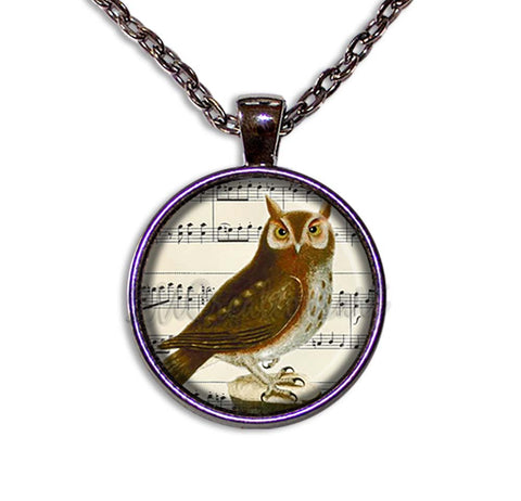 Musical Score Owl