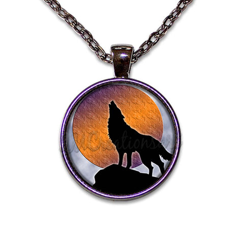 Howling Wolf Full Moon