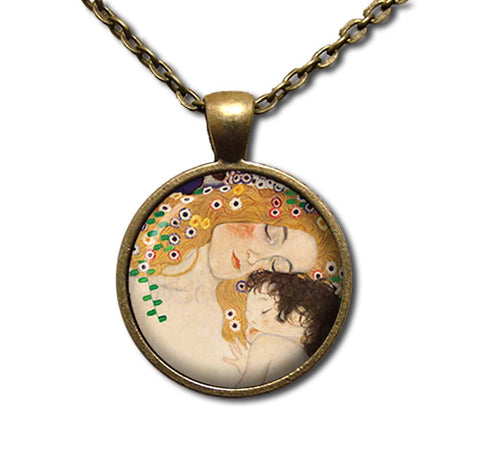 Klimt's Mother and Child Art