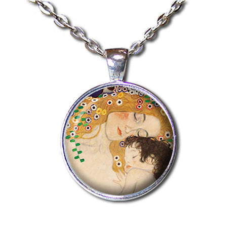 Klimt's Mother and Child Art
