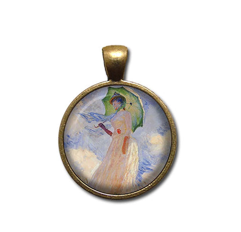 Monet's Woman with Parasol