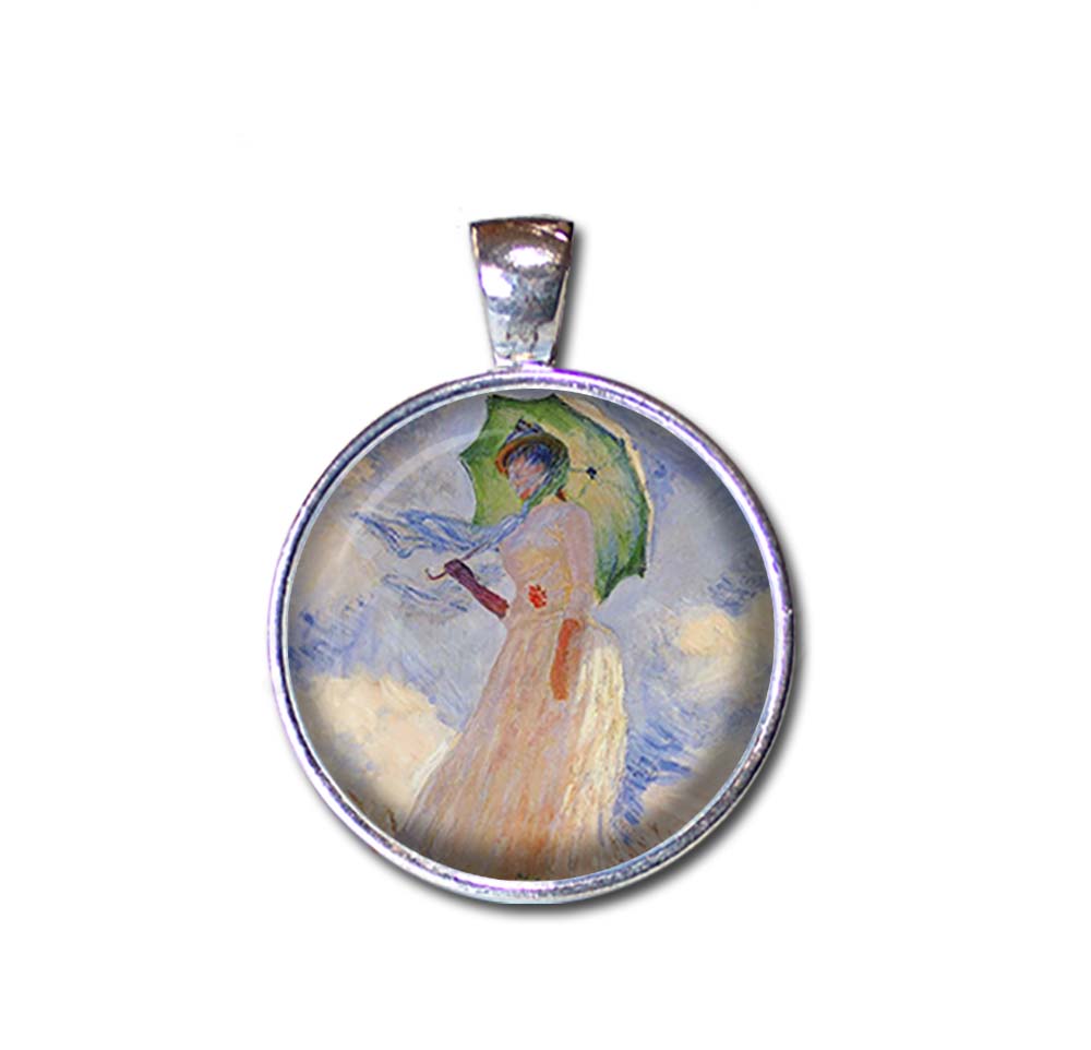 Monet's Woman with Parasol