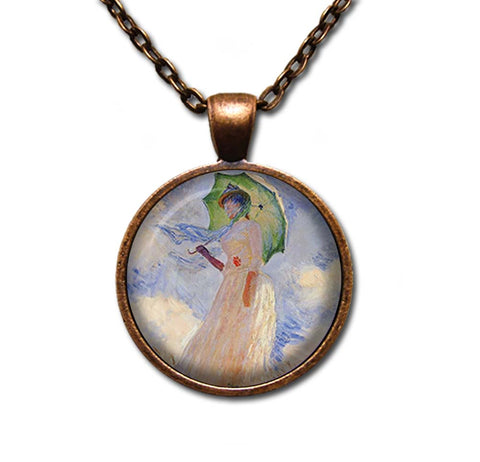 Monet's Woman with Parasol