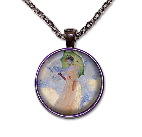 Monet's Woman with Parasol