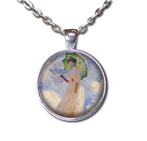 Monet's Woman with Parasol