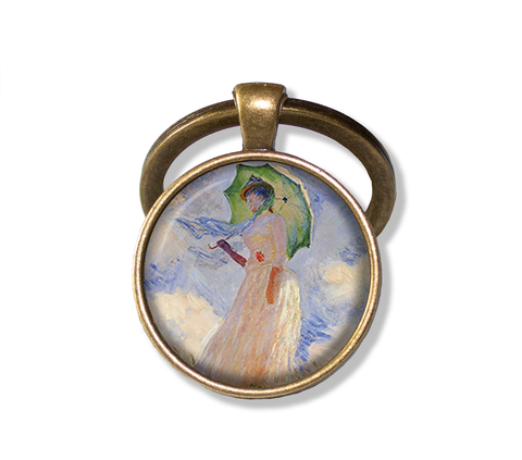 Monet's Woman with Parasol