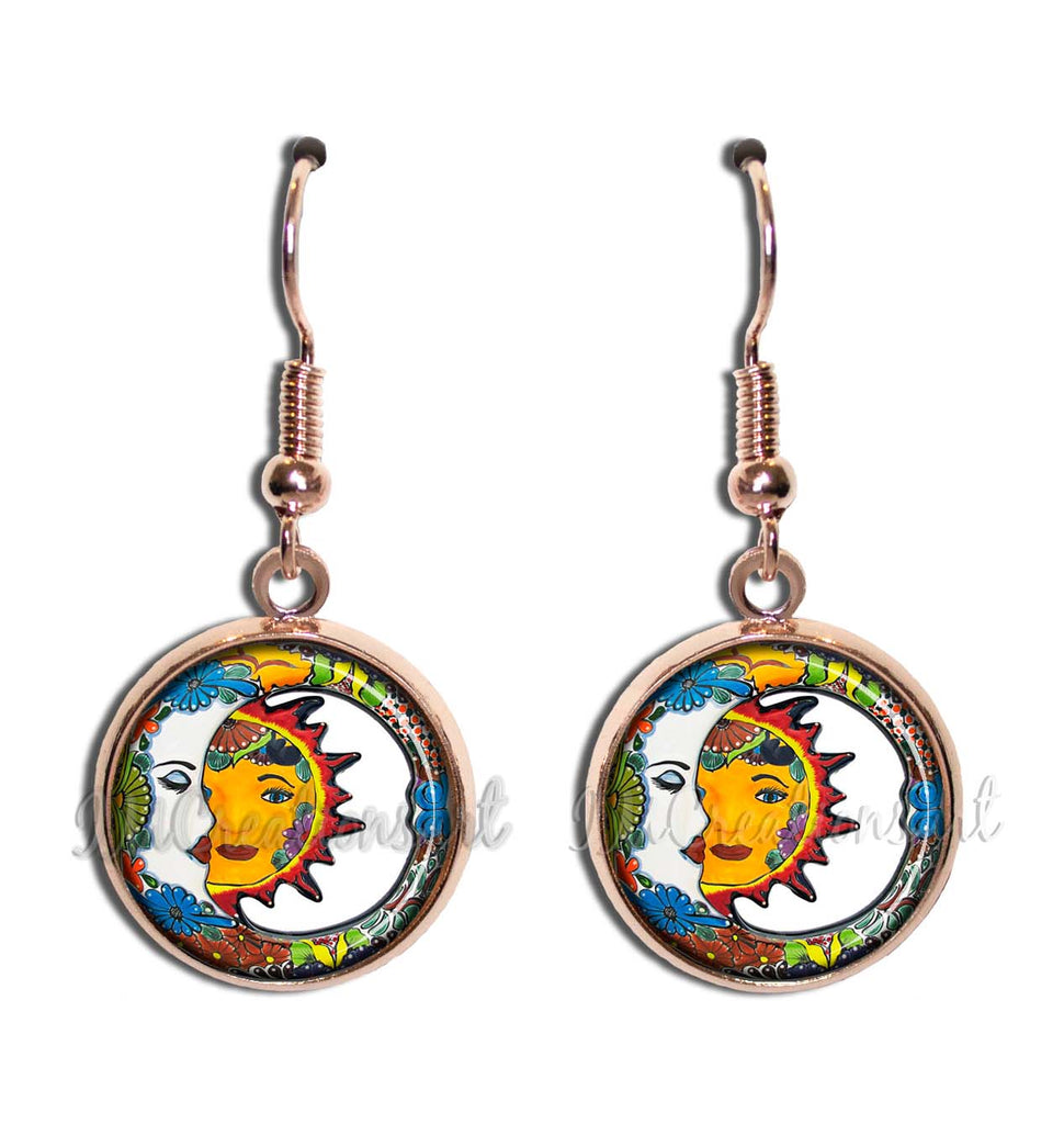 Mexican Tile Moon Sun