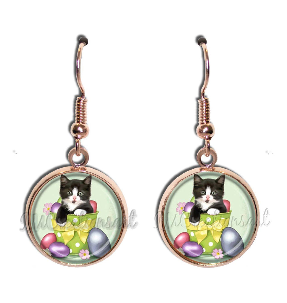 Tuxedo Cat Easter Eggs