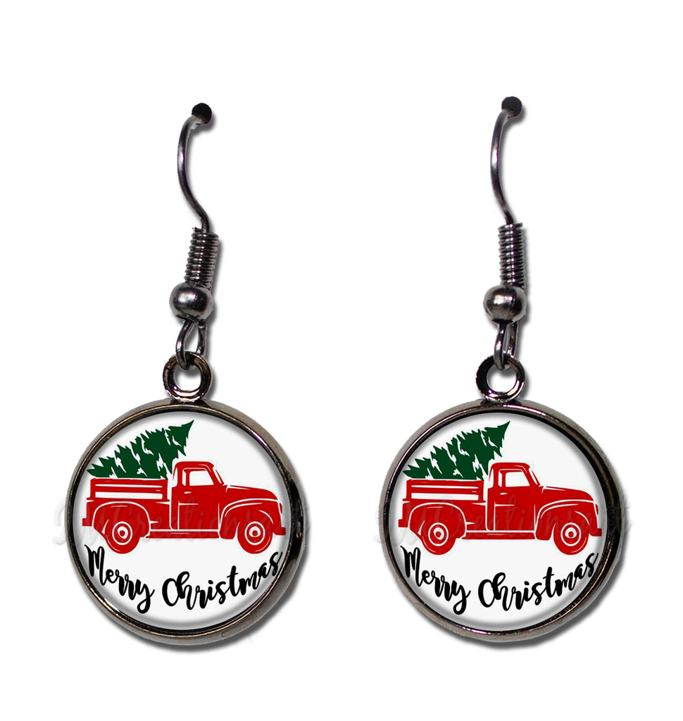 Red Truck Christmas Tree Farmhouse