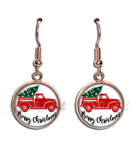 Red Truck Christmas Tree Farmhouse