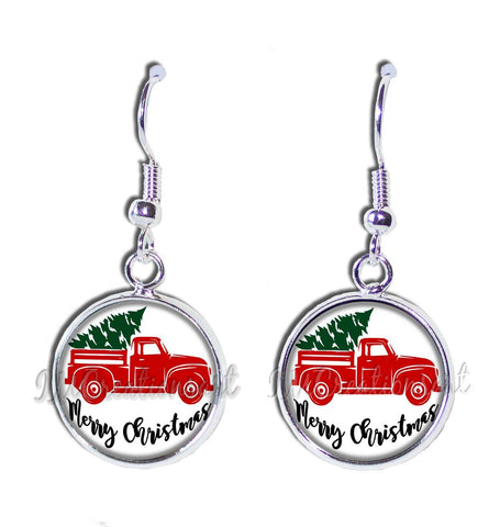 Red Truck Christmas Tree Farmhouse