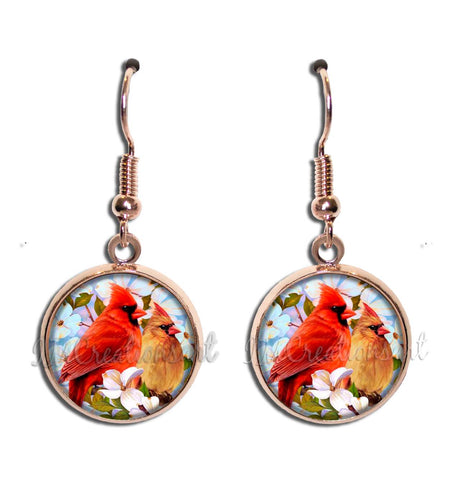 Cardinals Magnolias Bird lovers