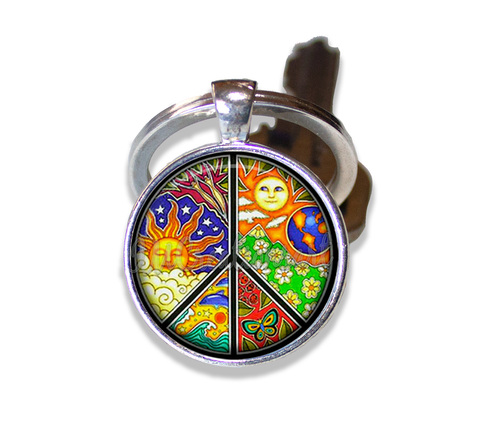 Peace Sign Bright Retro