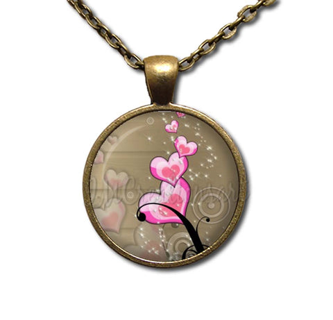 Valentine's Day Trailing Hearts