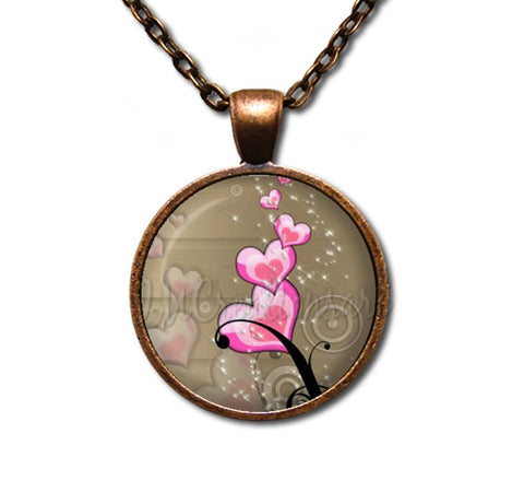 Valentine's Day Trailing Hearts