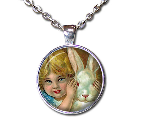 Vintage Easter Bunny Peek A Boo