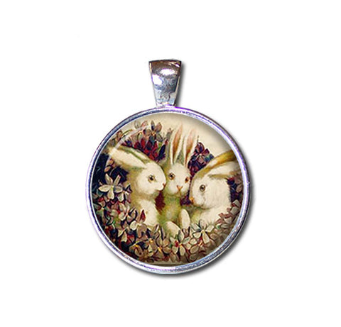 Vintage Trio Bunnies