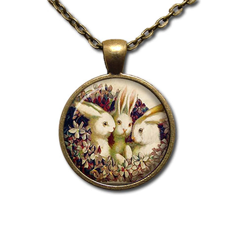 Vintage Trio Bunnies