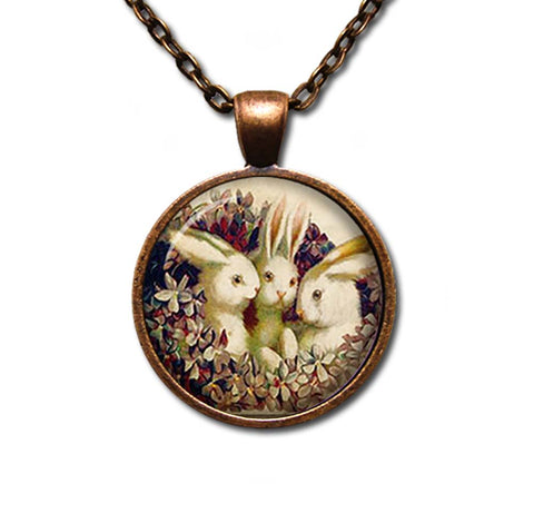 Vintage Trio Bunnies