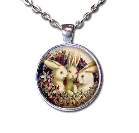 Vintage Trio Bunnies