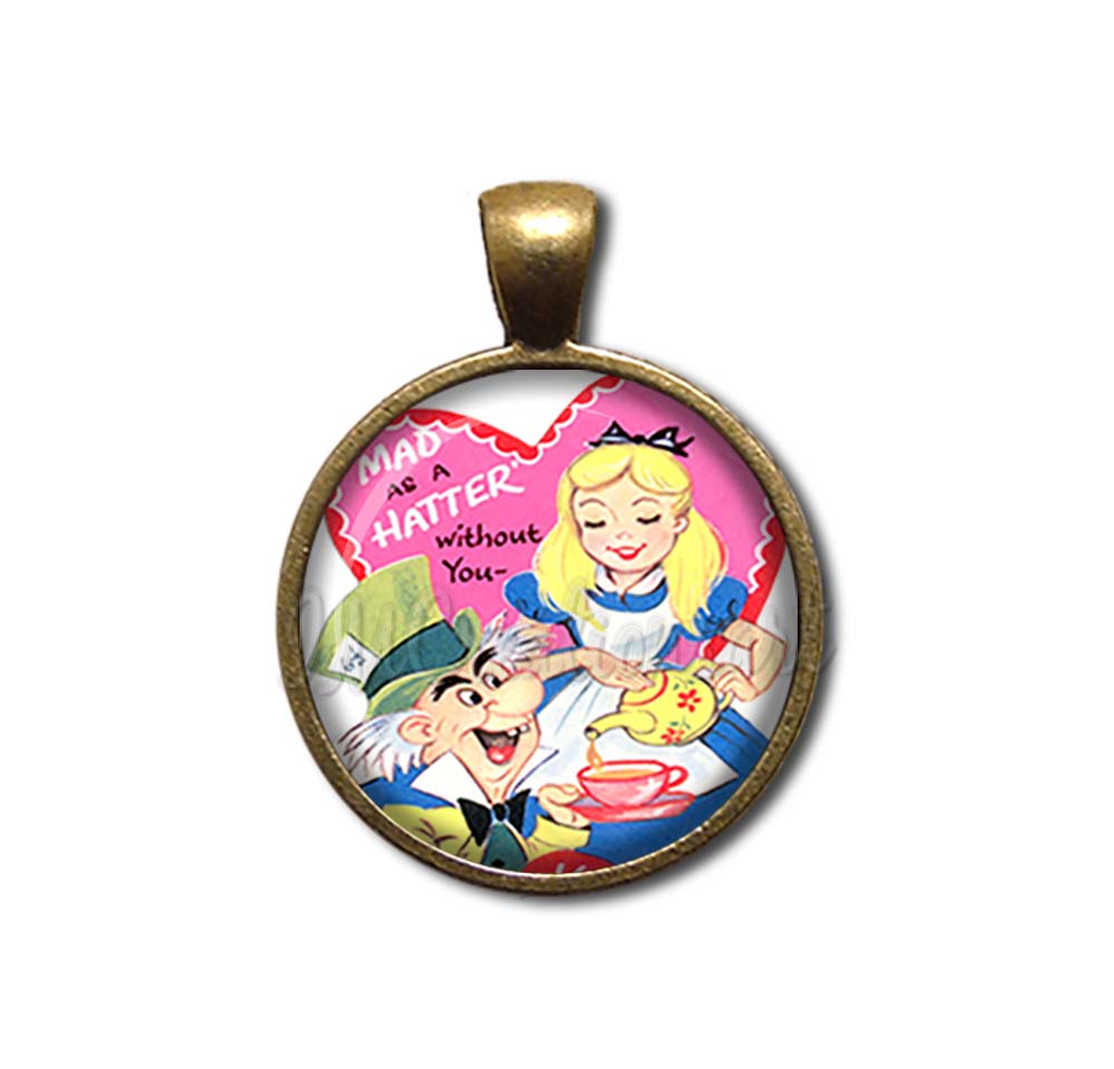 Alice In Wonderland and Mad Hatter Valentine