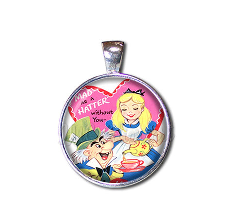 Alice In Wonderland and Mad Hatter Valentine
